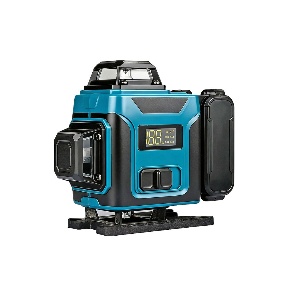 515nm High‑Precision Green Laser Level with Digital Display | Universal Level Tool for Indoor & Outdoor