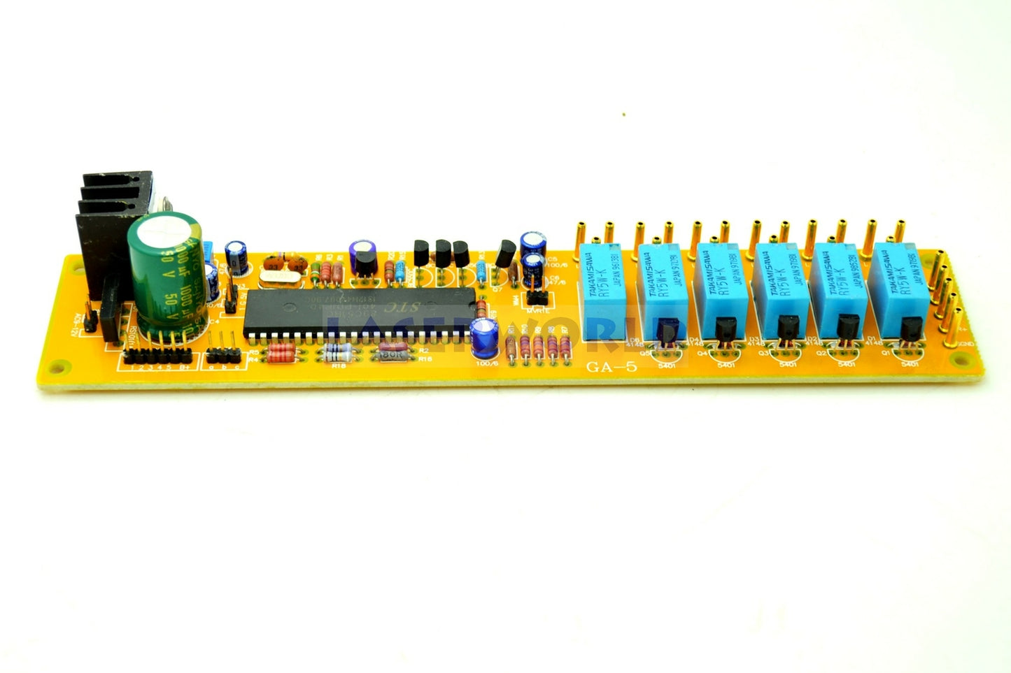 GA-5 4 ALPS Combined Motor Remote Volume Control Board AC9-12V RCA Input