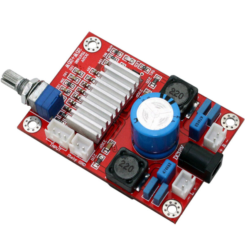 New TDA7492 12V Power Amplifier Board 25W+25W