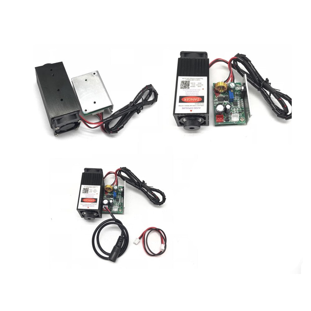450nm High Power 12V Laser Module Blue Laser Engraving Machine Accessories w/TTL
