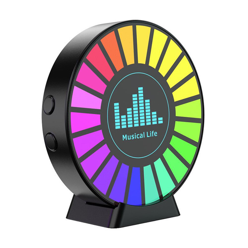 NEW Led Music Sound Pickup Lamp RGB Rhythm Light Car 3D Music Atmosphere Light