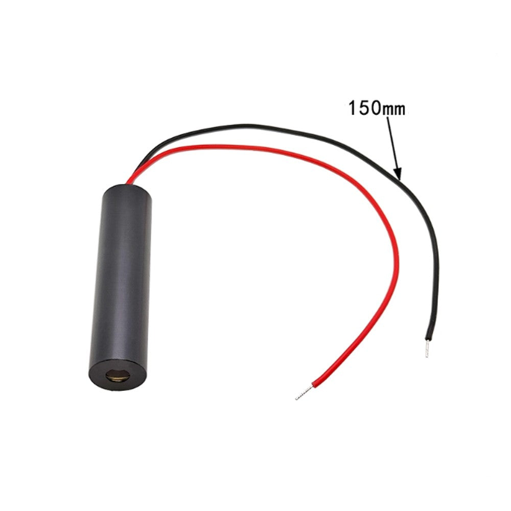 Φ12×50mm 650nm High Coaxiality Glass Lens Red Laser Module | 0.4mW /1mW /5mW /20-100mW Industrial Positioning Laser Locator