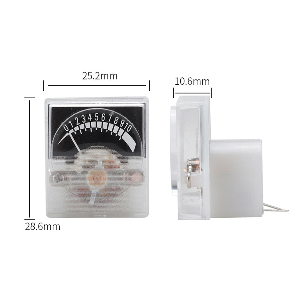 400uA 400Ω No Backlit VU Level Meter Power Meter Level Meter Audio Volume Meter