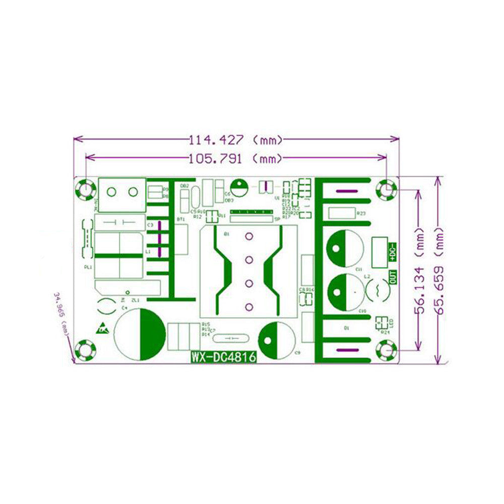 48V 200W Switching Power Supply Board High Power Industrial Power AC-DC Module