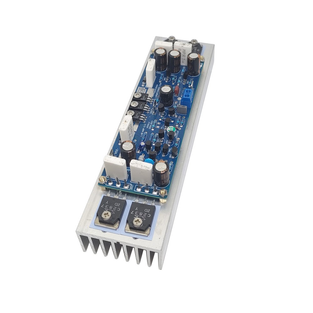 LJM Mono Class AB L12-2 Power Amp Board Assembled 120W +-55V w/ Heatsink VER4.2