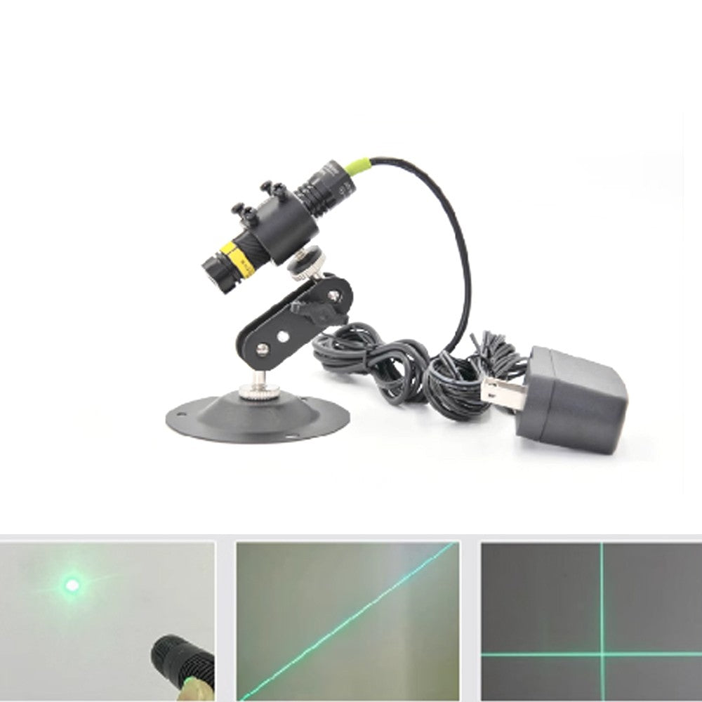 510nm 40mW Dot Line Cross Green Laser Module Laser Diode Adjustable Focus Laser