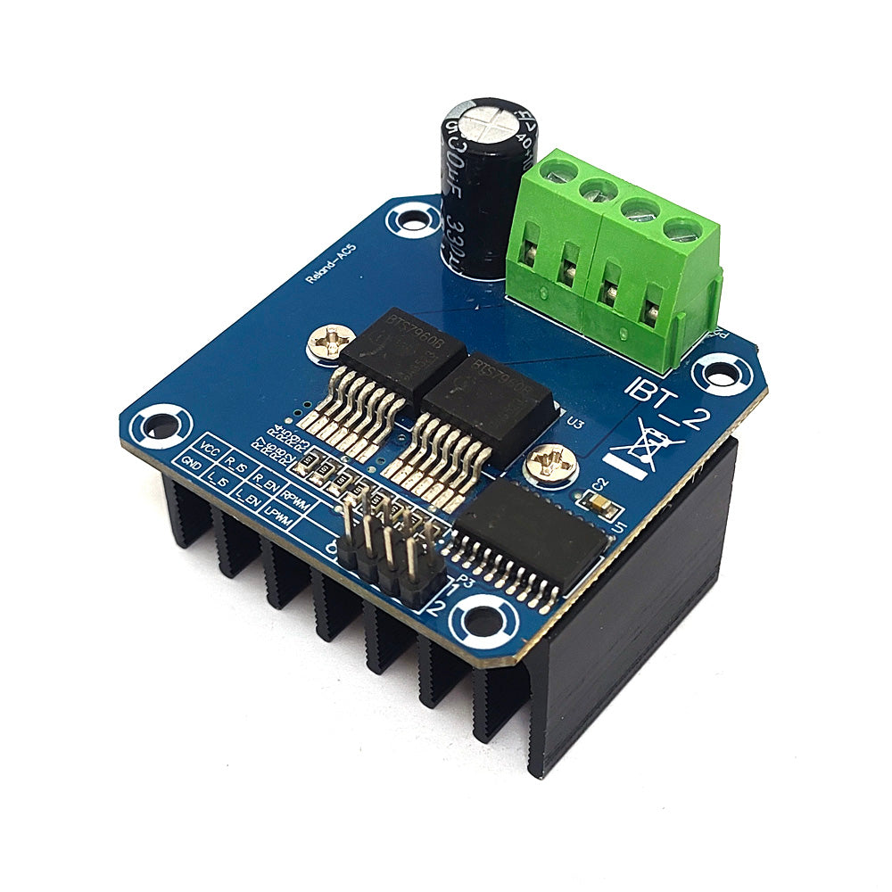 IBT-2 43A BTS7960 High Power Intelligent H-bridge Vehicle Motor Drive Module