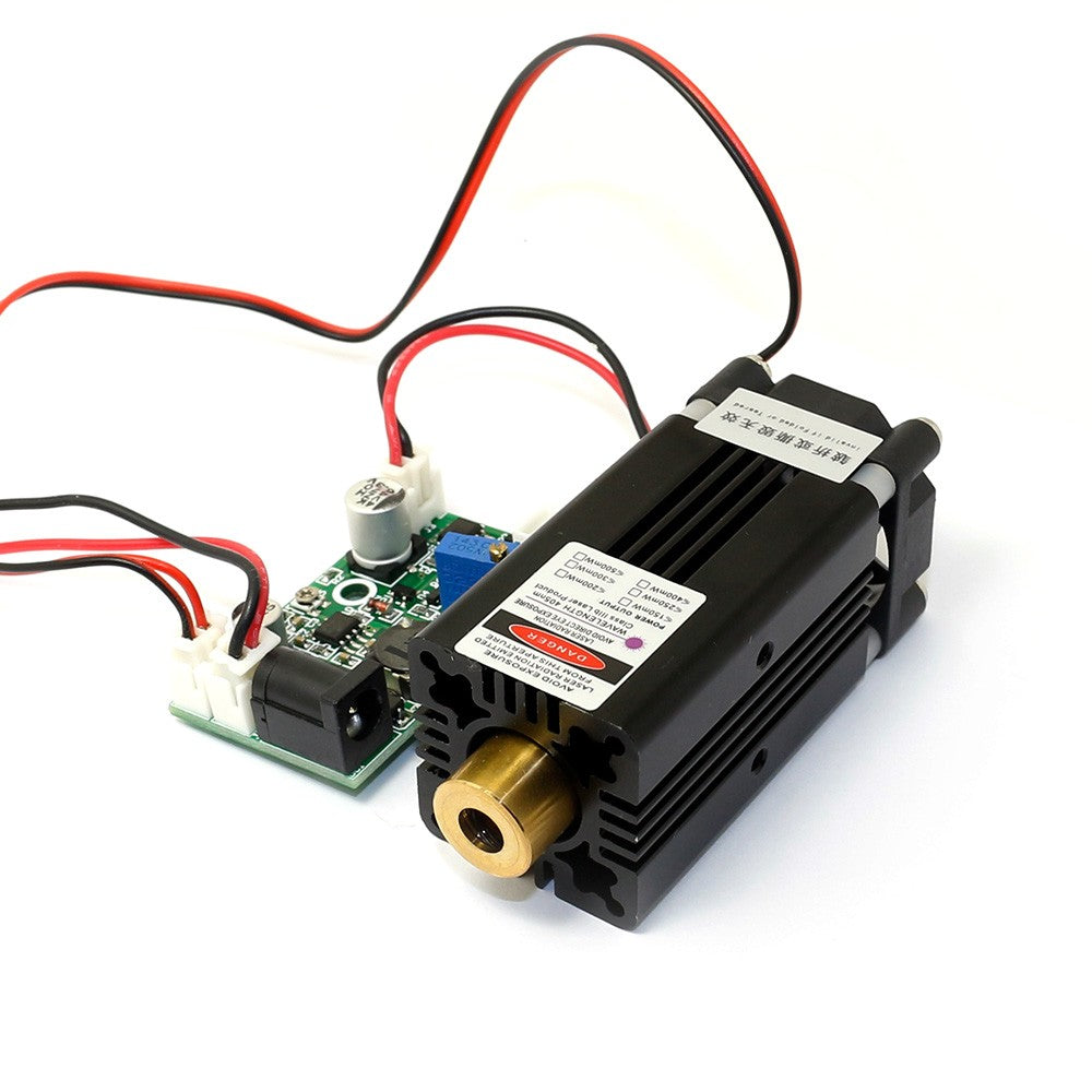 450nm 200mW  Blue Laser Module TTL Modulation Air Cooling Can Work Continuously
