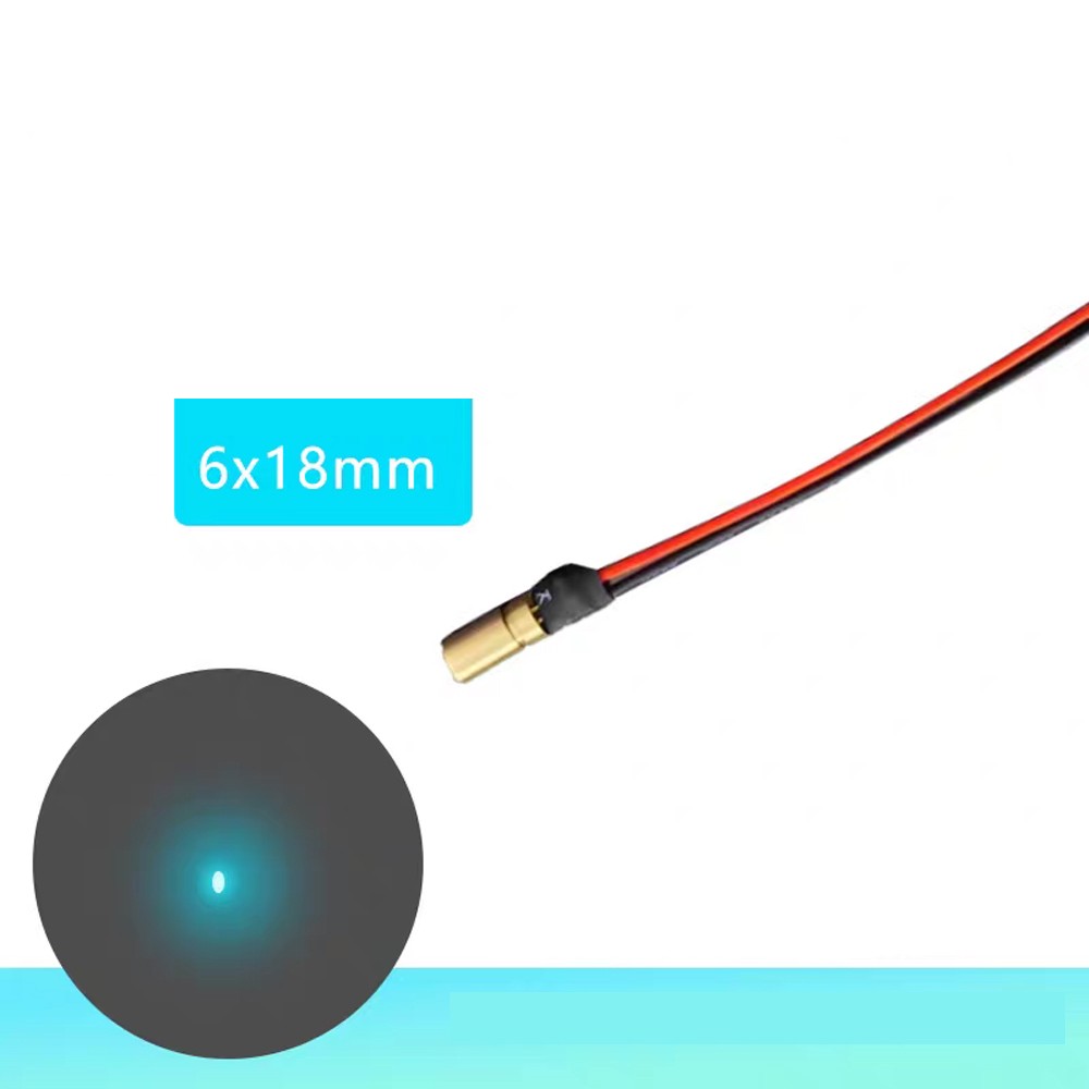 488nm 10mW-50mW Sky Blue Color Dot Laser Module Research Experiment Light Source