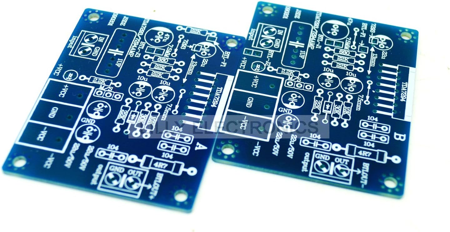 Amplifier DIY KITS  TDA7294 dual-channels Audio Power Amplifier board 60W+60W DC ±25V-±38V