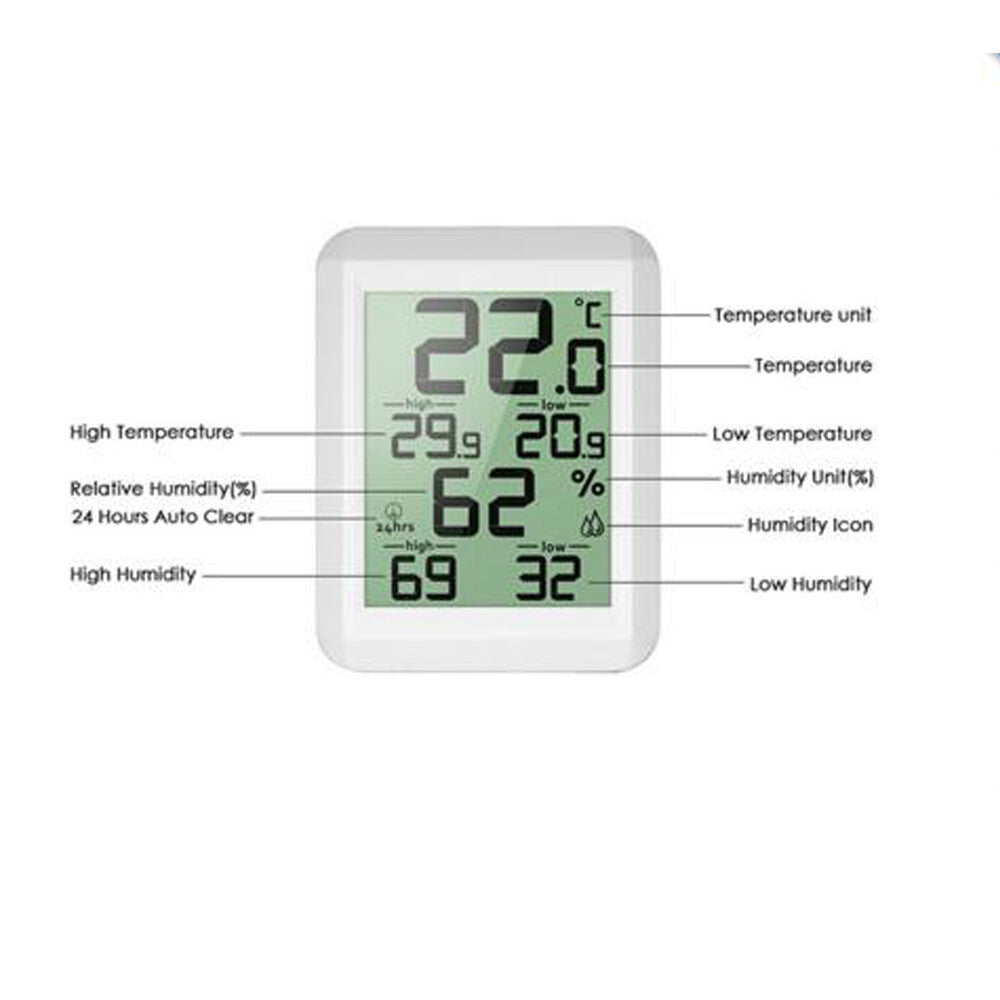 High Precision Temperature Humidity Meter Electronic Digital Hygrometer