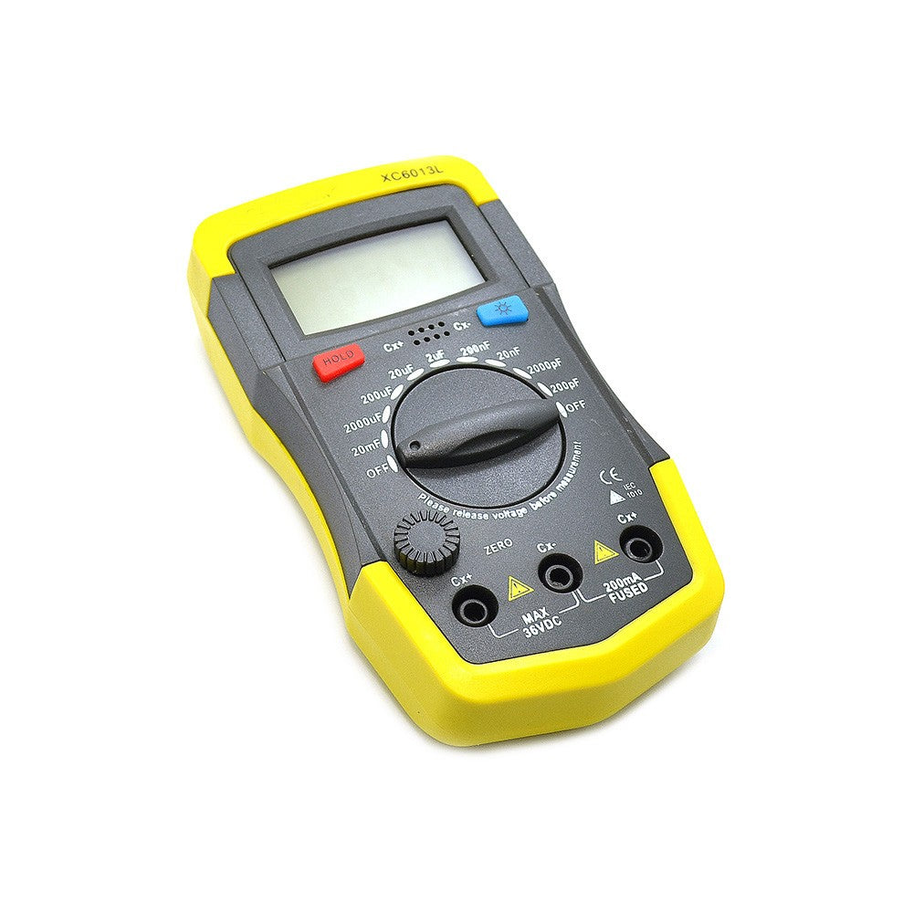 LCD Digital Capacitance Meter Multimeter Capacitor Tester mF uF Circuit Gauge