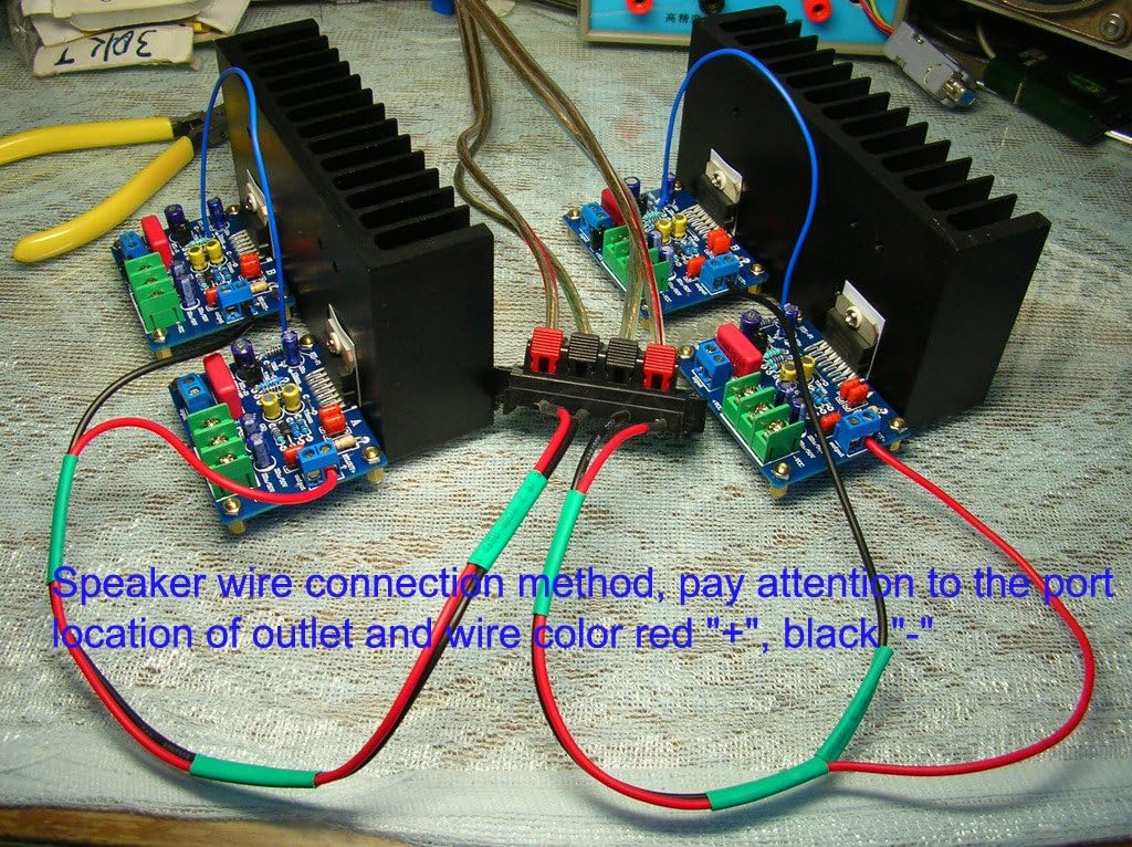 Amplifier DIY KITS  TDA7294 dual-channels Audio Power Amplifier board 60W+60W DC ±25V-±38V