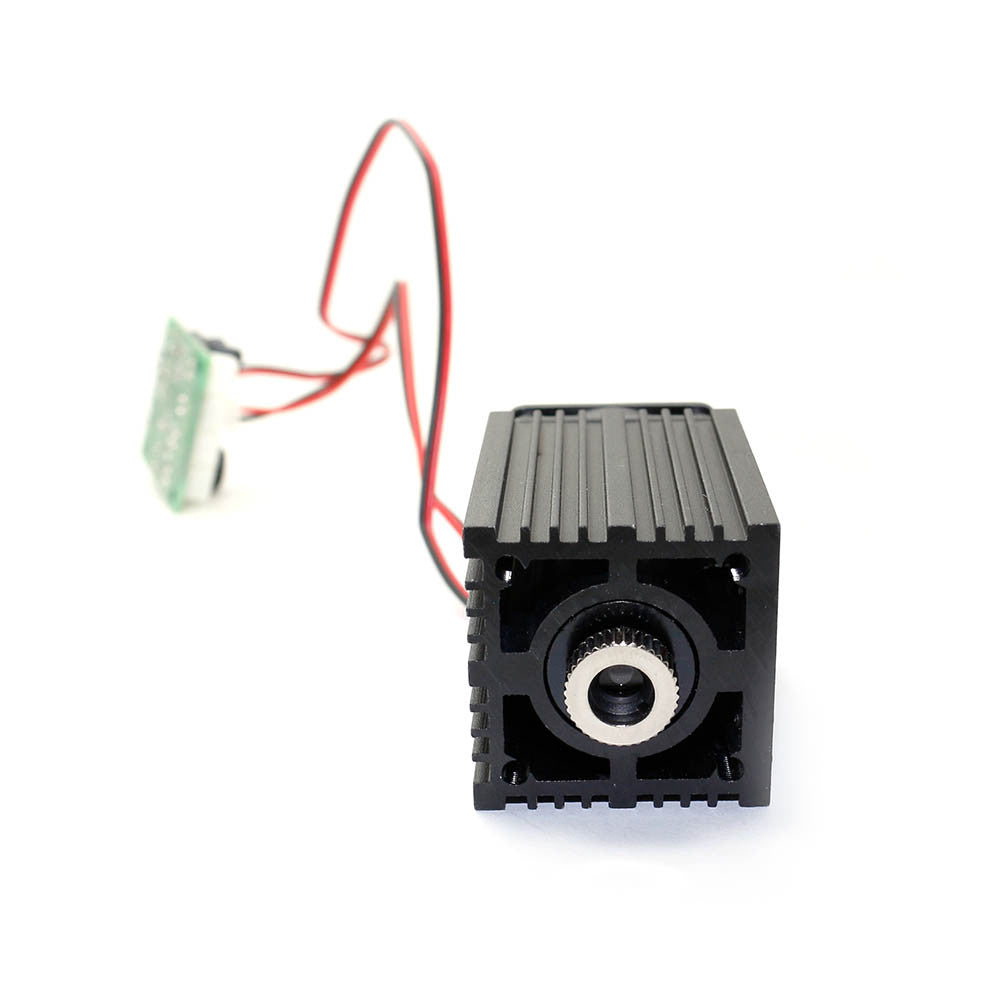 660nm 200mW Red Laser Module Industrial 12V with TTL Modulation + 12V 1A Adapter