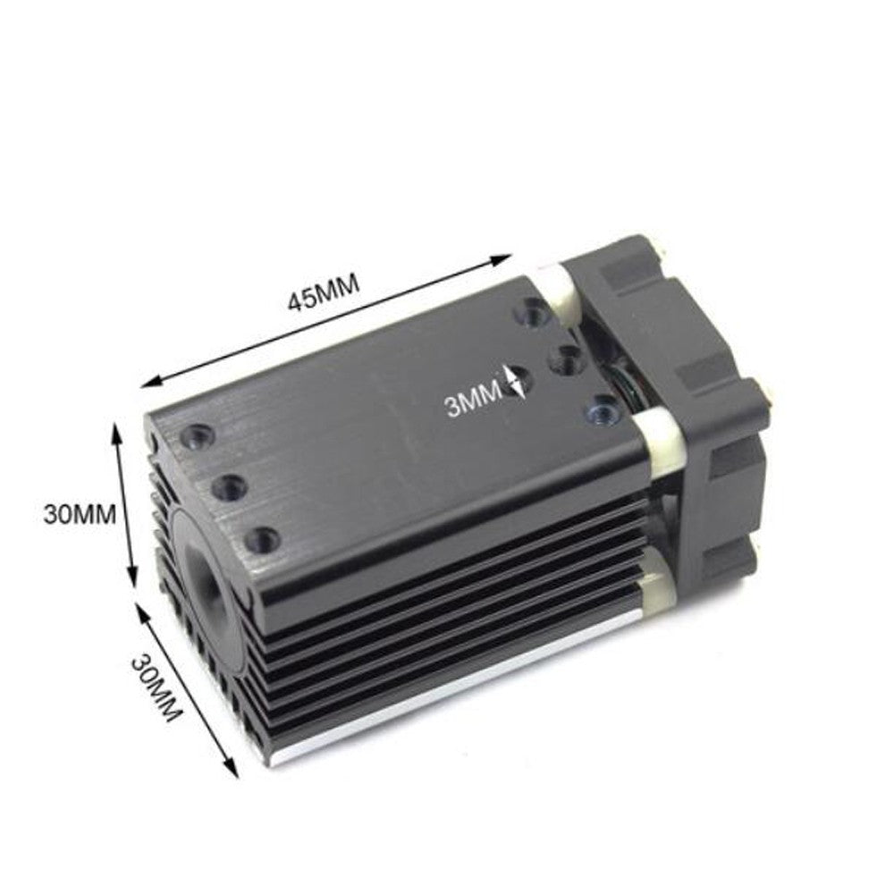 515nm 520nm 80mW 12V Green Laser Diode Module High Power Laser Beam With Fan DIY