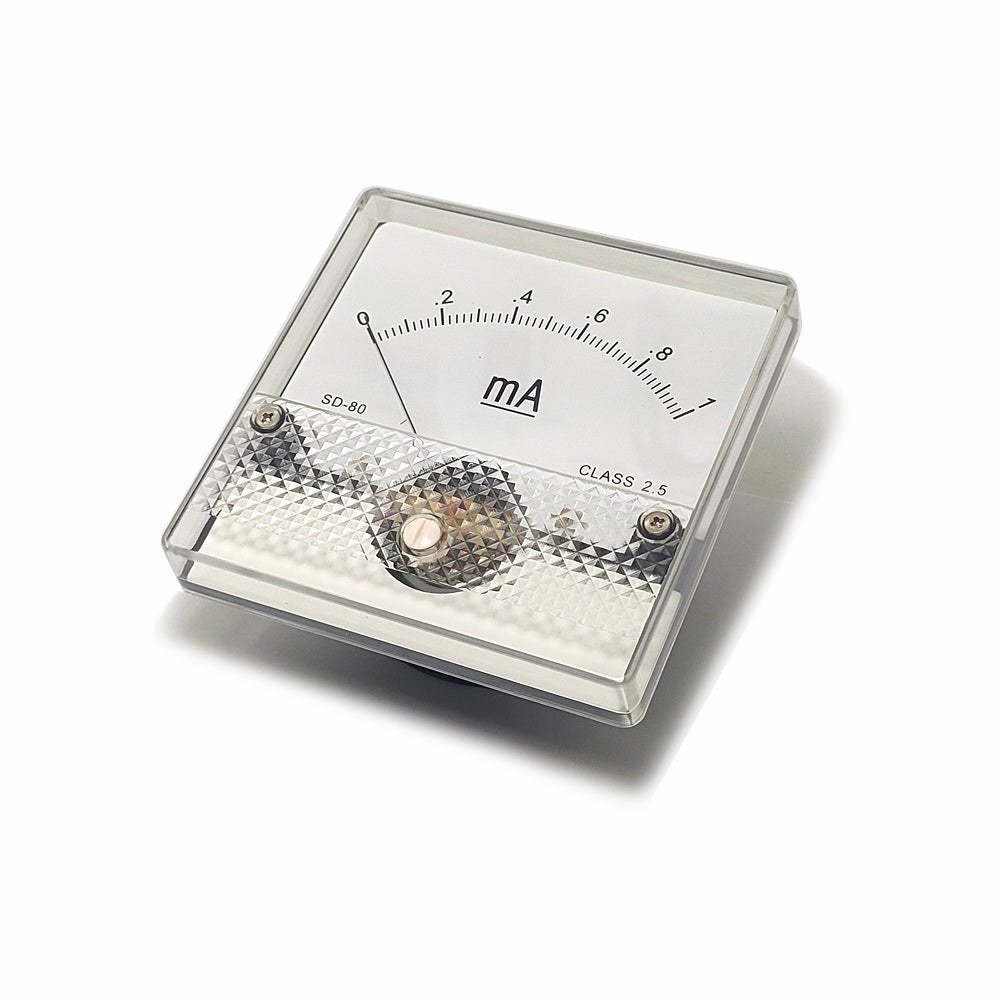 SD-80 Panel Meter DC 0-1mA Class 2.5 80x80mm
