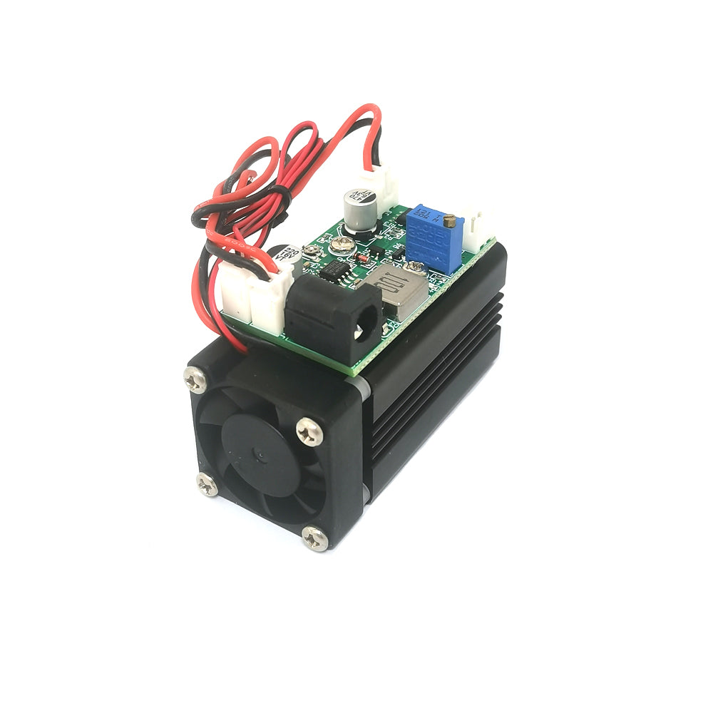 450nm Blue Laser Module 1W 2000mW 5000mW Stage Laser Light 12V Air-cooled w/TTL