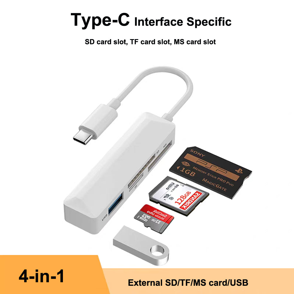 Multi functional Integrated Computer XD Card Reader Suitable for Olympus/iPhone OTG Converter CCD/SD/TF/MS Card