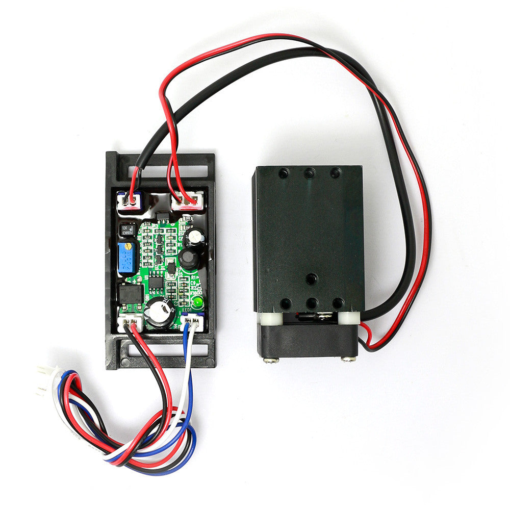Industrial 405nm 150mw Violet-blue Laser Dot Diode Module w/Driver Out and TTL
