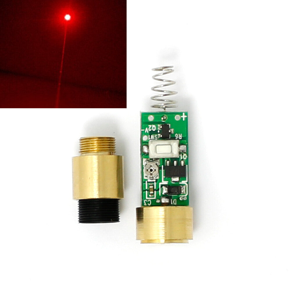 650nm 100mw Red Laser Diode Module with Lens + Lens Holder for DIY GD-320 Type