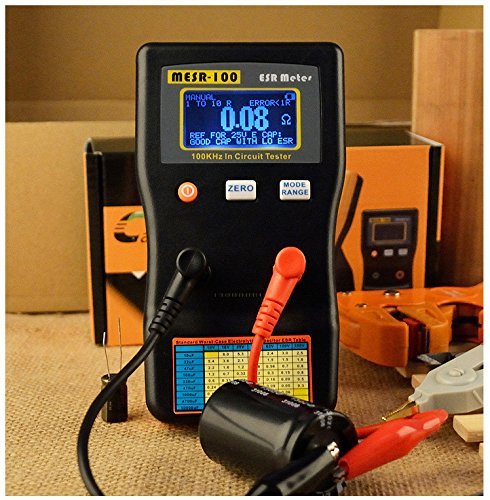 Smart Digital Display Range Tester Electrolytic Capacitance ESR Resistance Meter