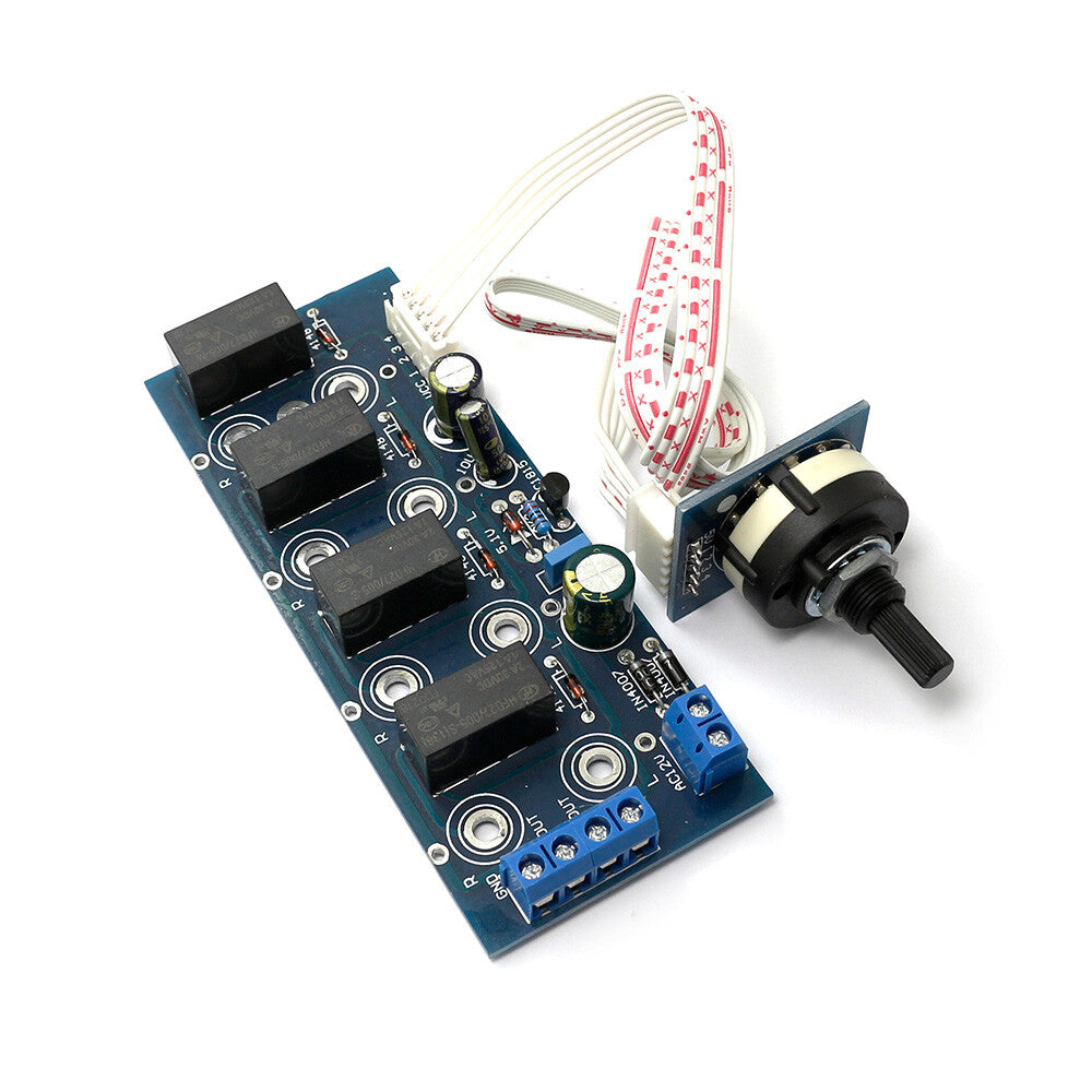 AC12V Four Choose One Audio Input Switch Selection Board 112 * 45MM