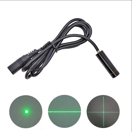 DC3V Green Laser 520nm 1mW 5mW 10mW Adjustable Focus Light Module Locator