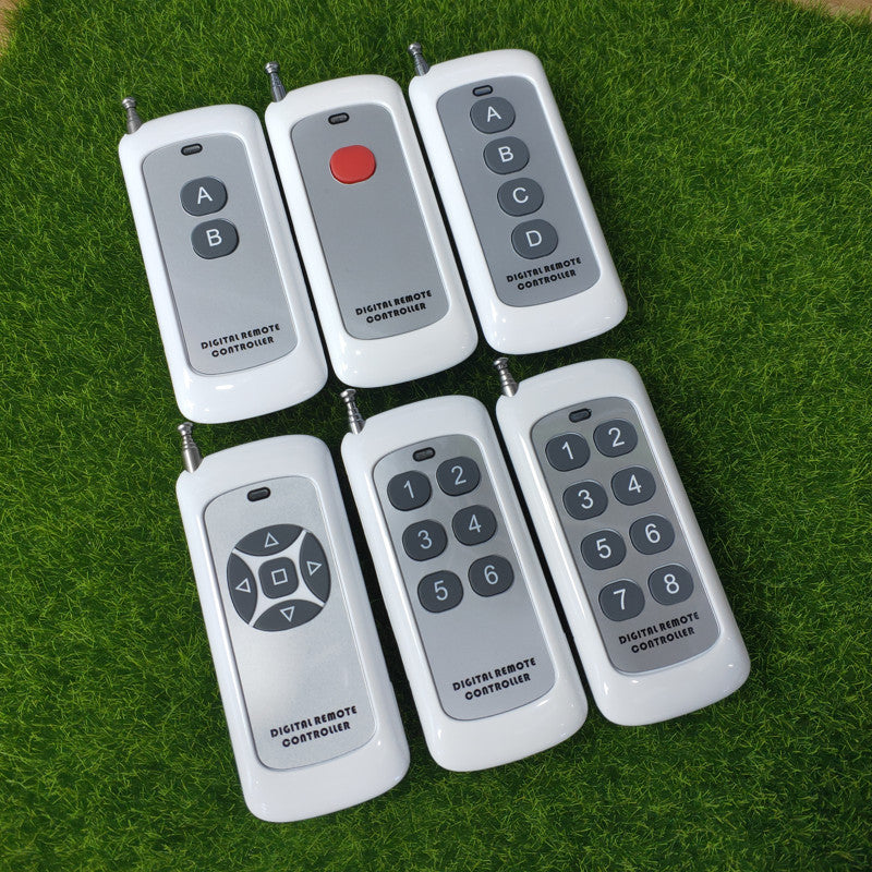 High power remote control for parking lots with ultra-thin feel and LED lights