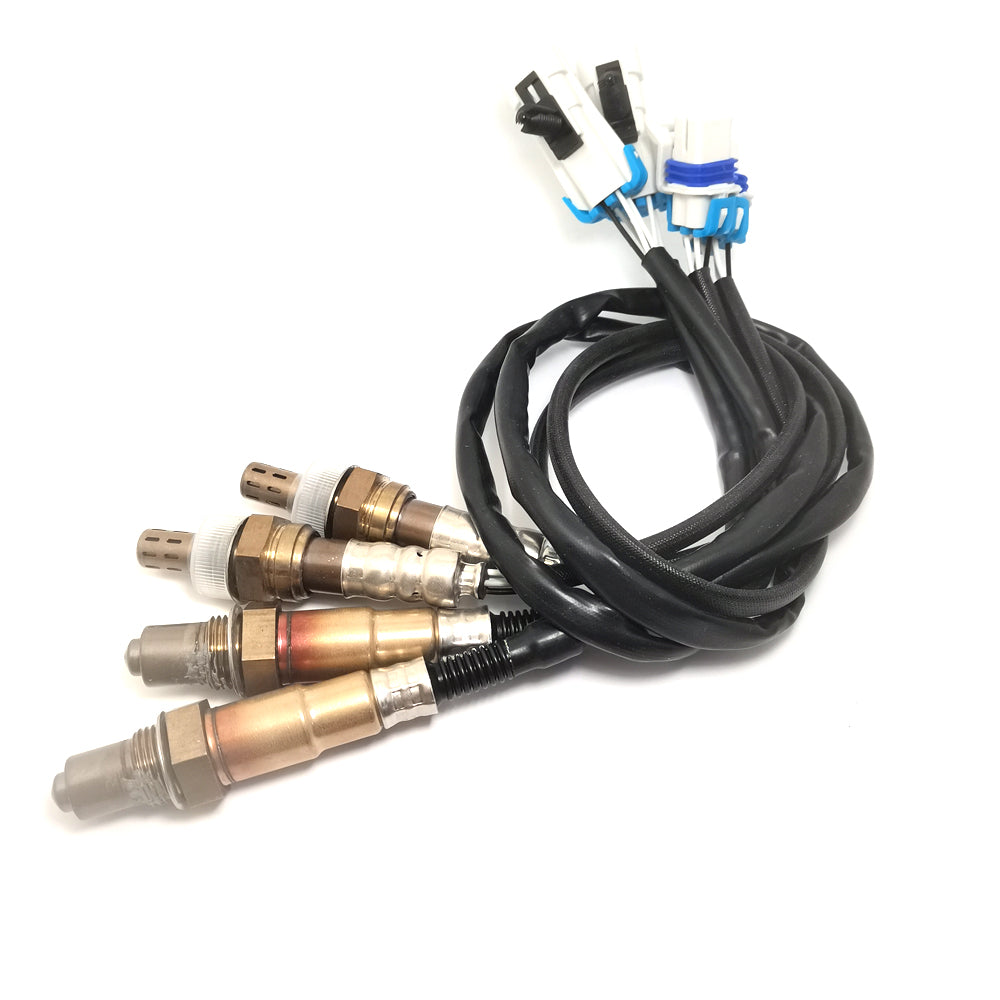 4pcs Oxygen O2 Sensor Upstream + Downstream fit for 2008-2011 GMC Sierra Silverado 1500 2500