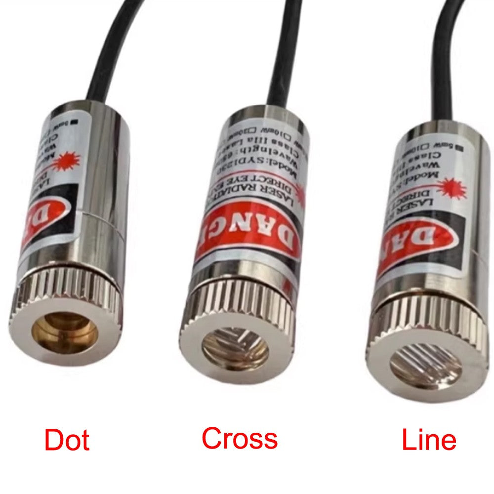 650nm 5mW 12mm Adjustable Focus Positioning Laser w/ USB Connector Laser Module