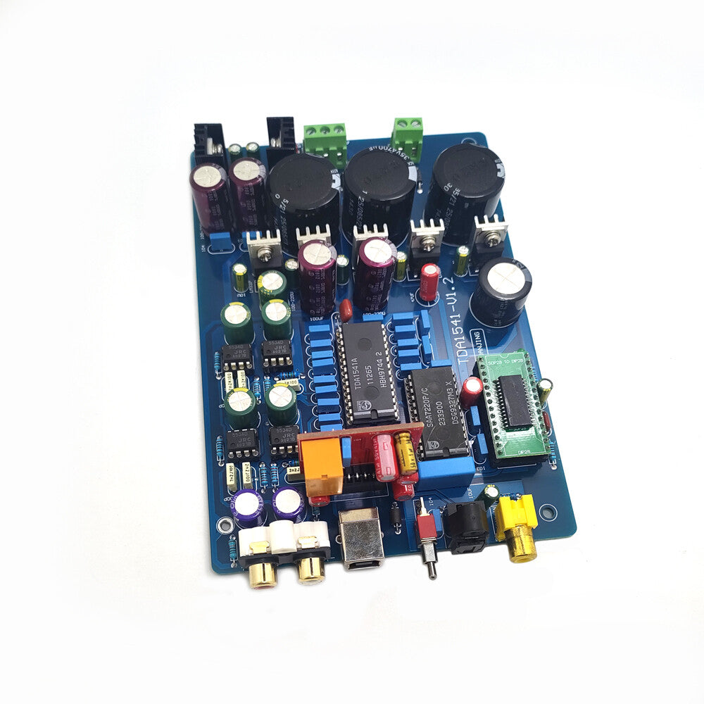 TDA1541+SAA7220+CS8412+NE5534 Fiber Coaxial PCM2704 DAC Board AC15-0-15V 10W
