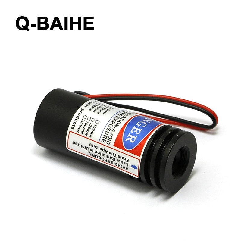 405nm 100mW Violet/Blue Focusable Laser Dot Module 18x45mm with Cable 3-5VDC