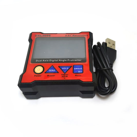 Dual Axis 0.01° Resolution Meter Digital Angled Angle Inclinometer