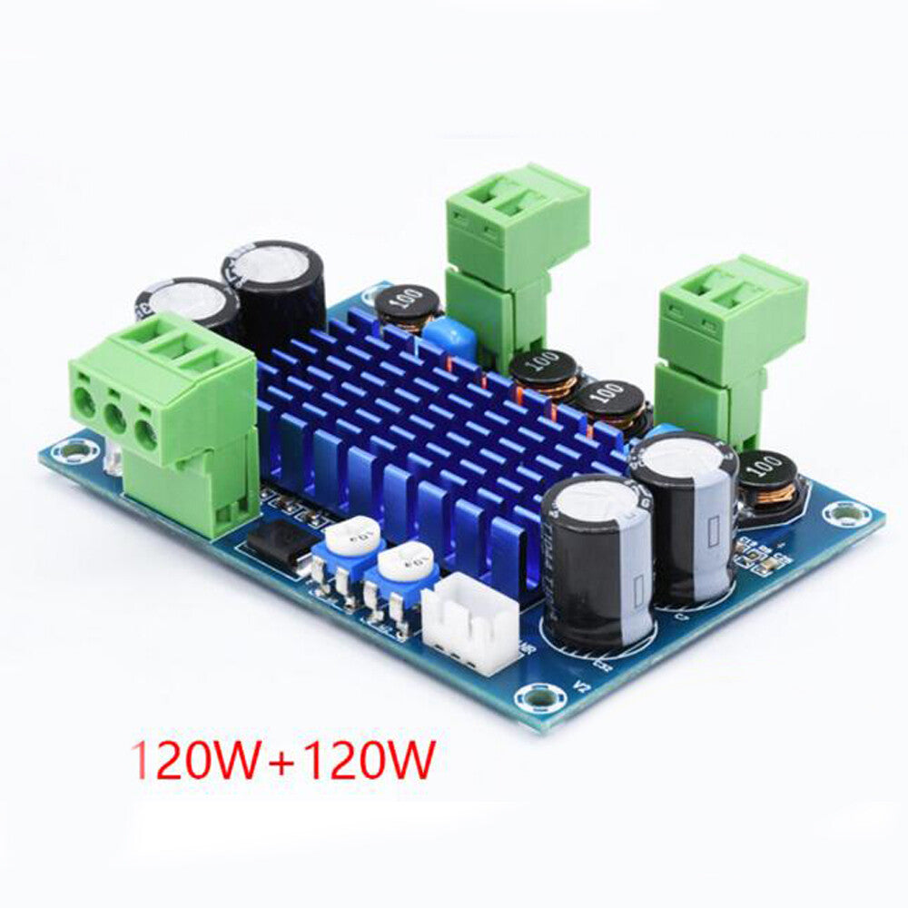 120W×2 5-28V High Power Digital Power Amplifier Board TPA3116D2 Chassis Dedicate