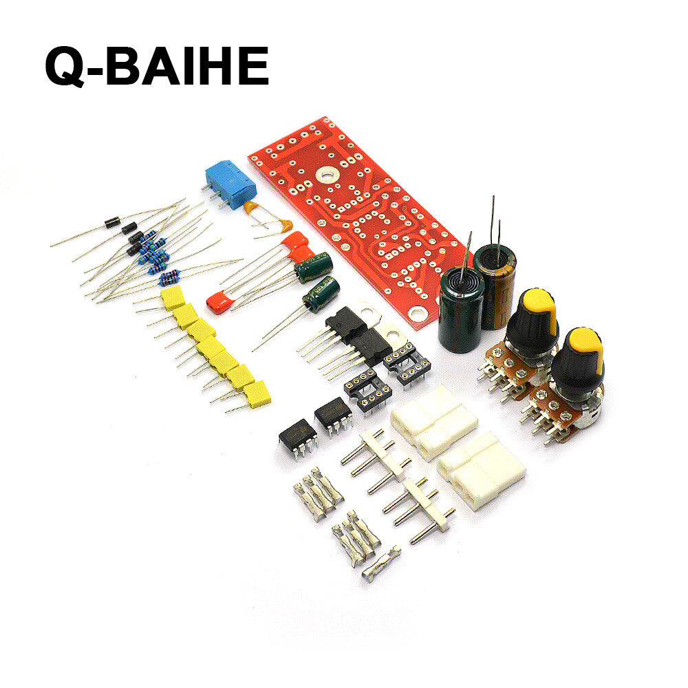 Low-Pass Filter Preamplifier AC 12-15V DIY Kit Dual Subwoofer Connected