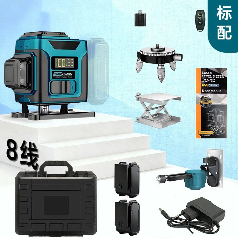 515nm High‑Precision Green Laser Level with Digital Display | Universal Level Tool for Indoor & Outdoor