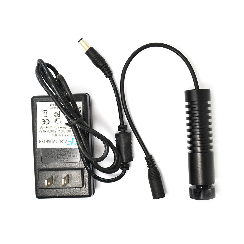 505nm 515nm 50mW Dot Laser Module Grass-green Light with Adapter DC=12V