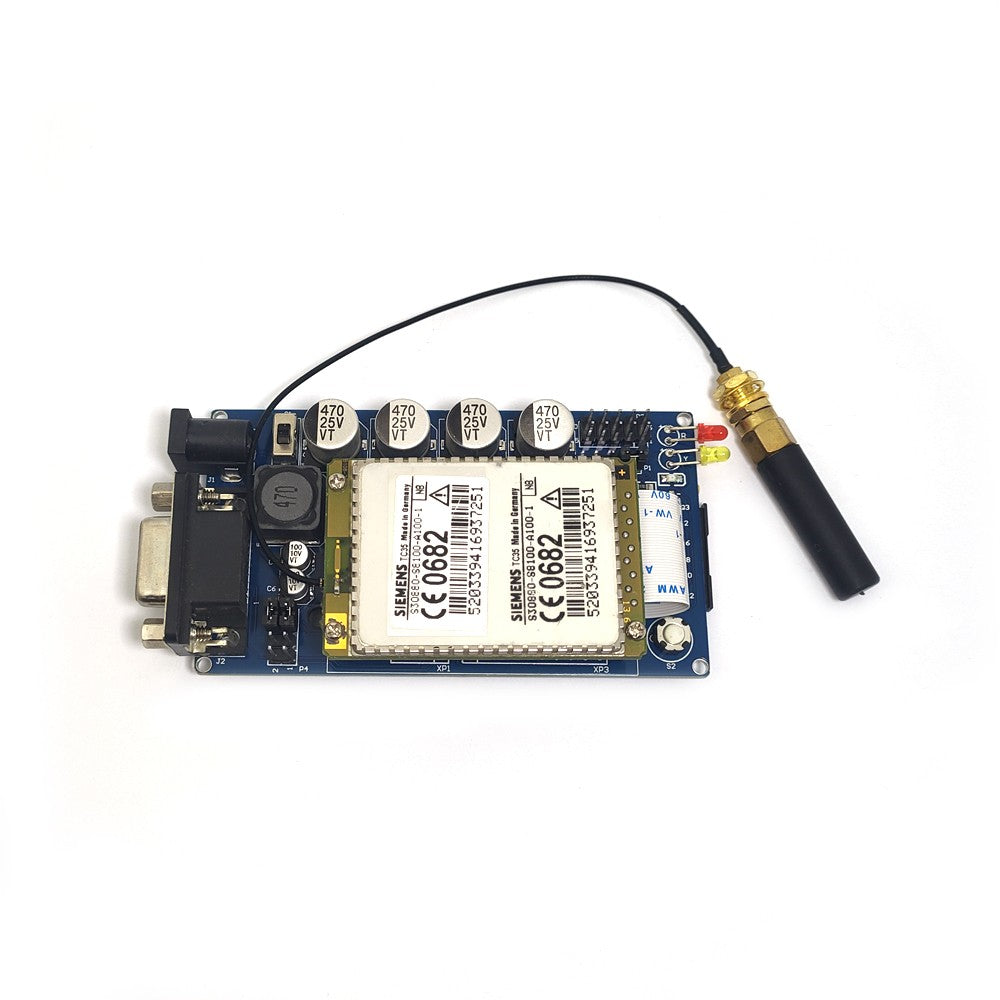SMS GSM TC35 Development Board Module UART/RS232 TTL AT commands ...