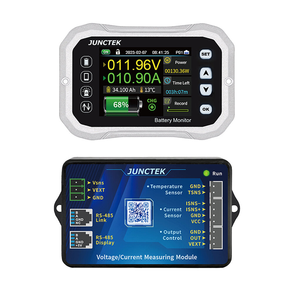 Electric Vehicle Motorhome Coulomb Meter Voltammeter Monitor Battery Manager