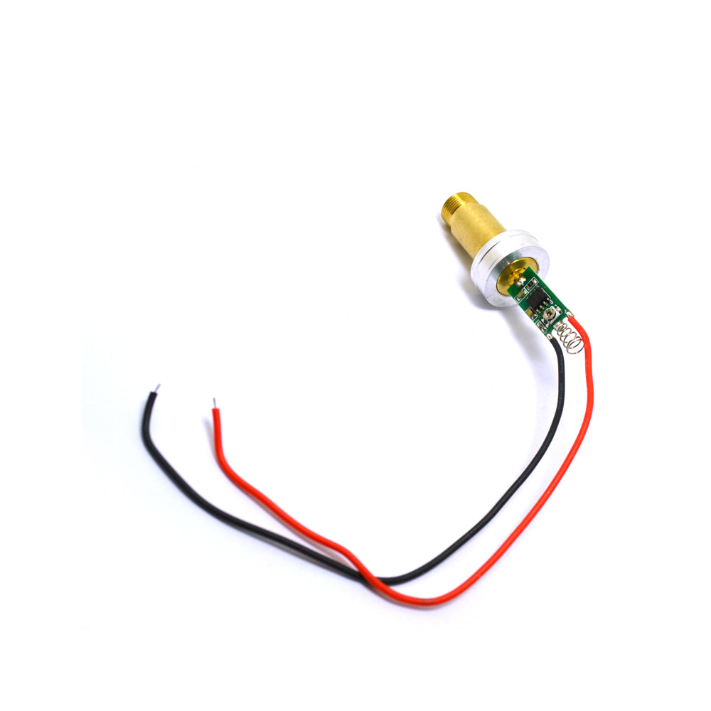 532nm 100mw Green Laser Diode Module Dot Spring 3.0-3.7V with Heatsink