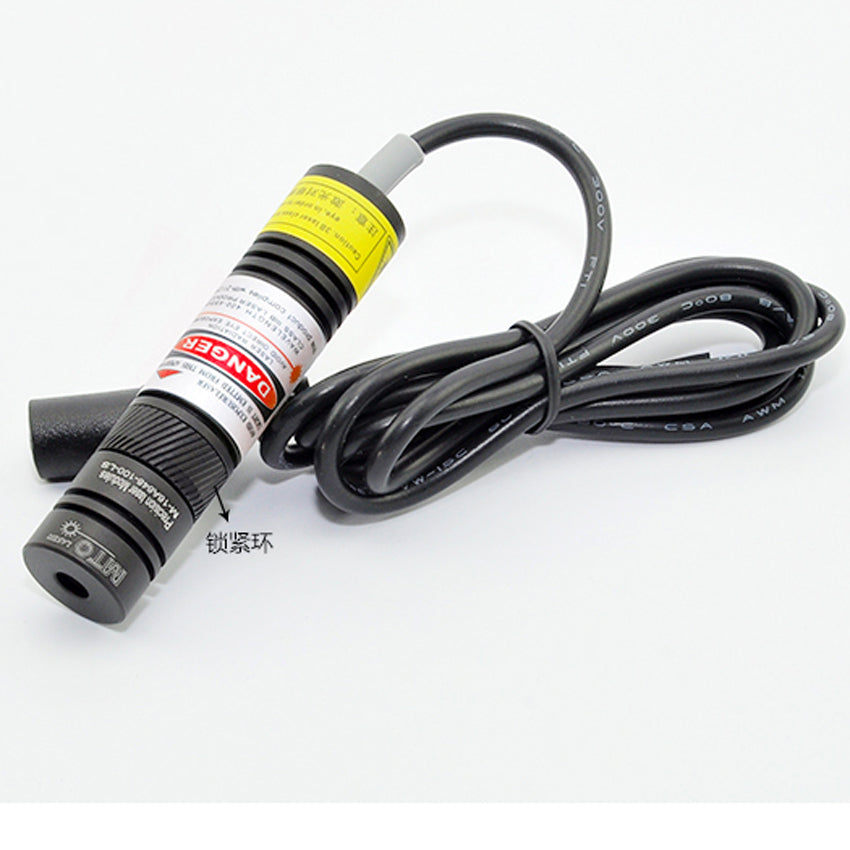 Focusable 650nm 10mw Red Laser Module for Clothes Cutting / Wood Cutting Mechanical Positioning