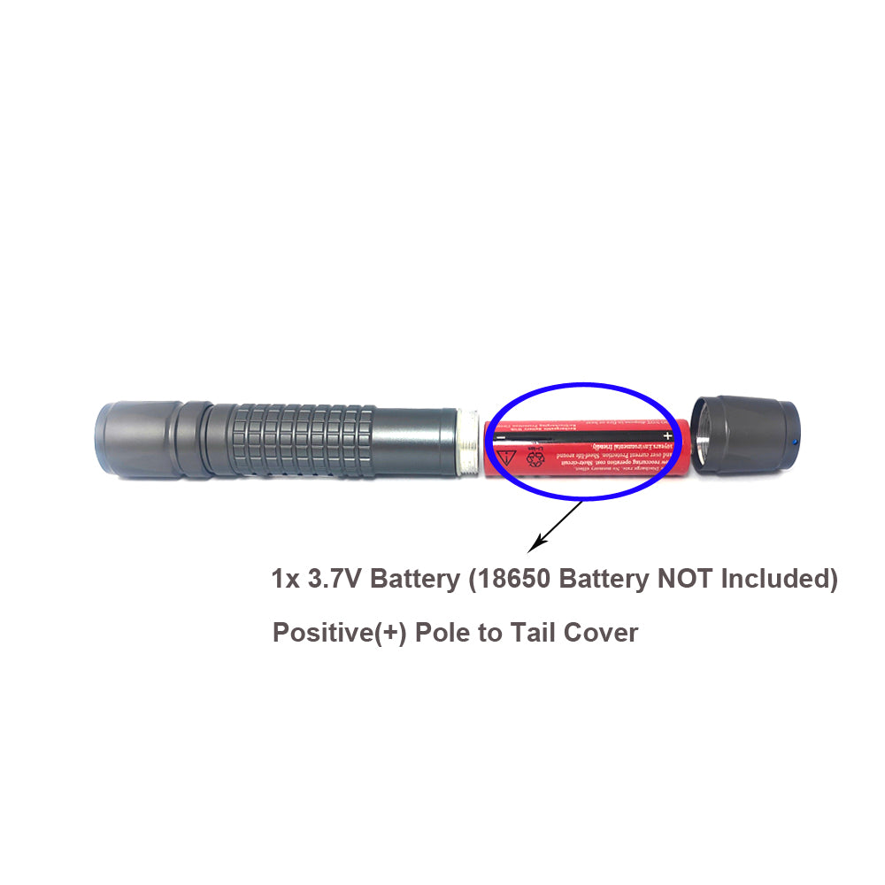 450nm Pure Blue Light 3.7V Sand Table Signal Indicator Light Source Module, Powered by 18650 Battery