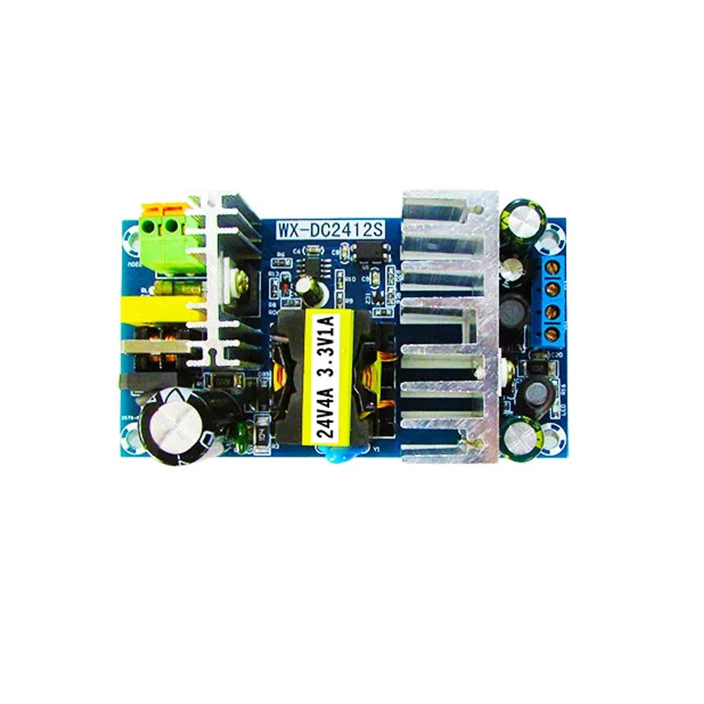 AC-DC Isolated Dual Output Switching Power Supply Bare Board Module 24V 4A & 3.3V 1A, 120W Peak Dual Channel Power Module DC2412S