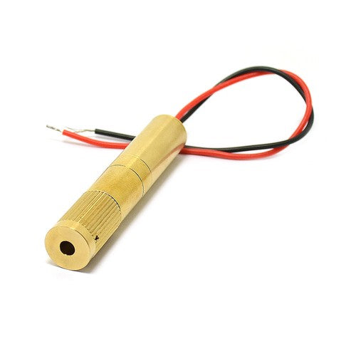 532nm 100nW Green Dot & Line Laser Module, Adjustable Focus Green Laser Marker for Positioning & Marking