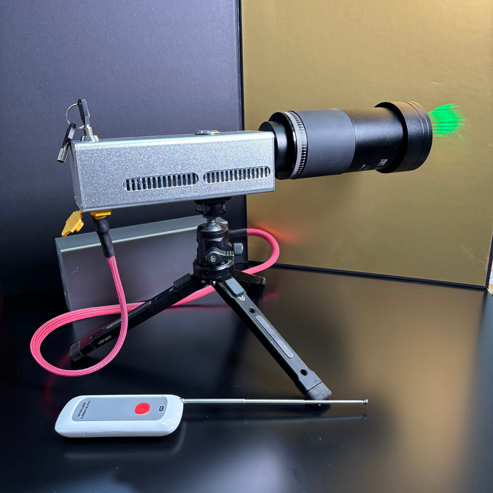 260W Split‑Type Remote Fixed‑Point Laser Igniter, for Teaching, R&D & DIY Experiments