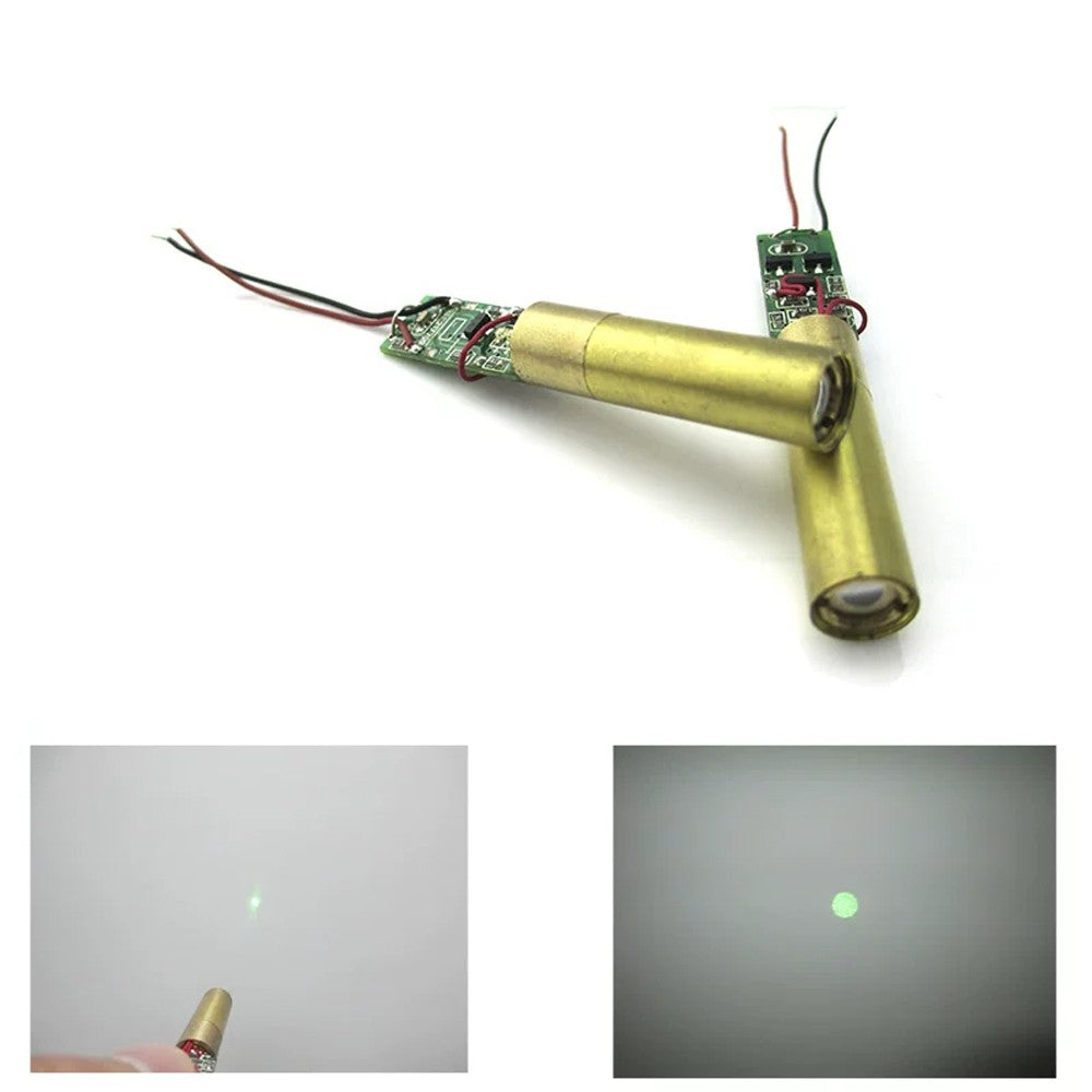 532nm 5mW 8mm APC Green Dot Laser Module, Green Laser Positioning Light for DIY Projects