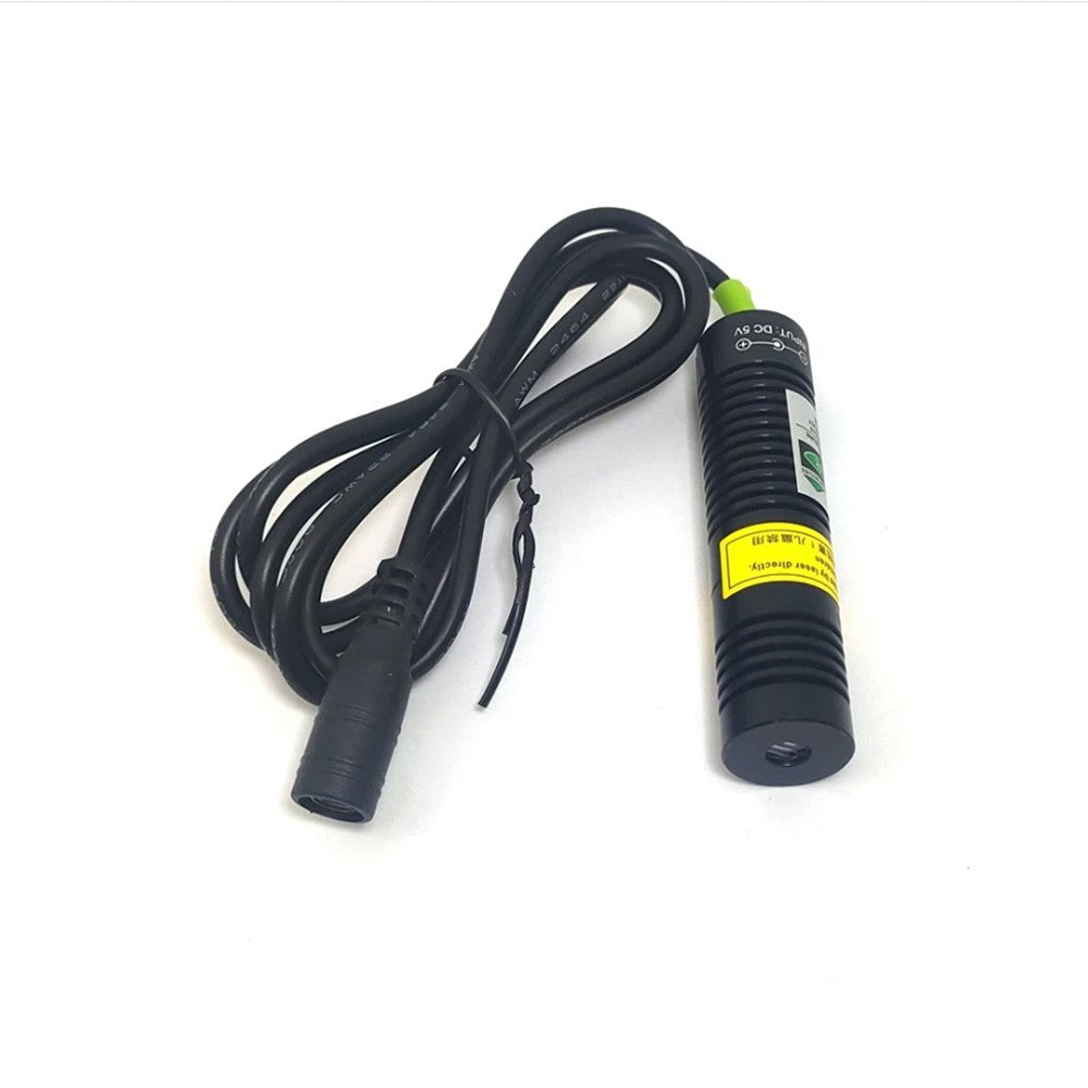 Green Dot Line Cross Laser Diode Module 532nm 50mw 3V-5V 18x75mm w/ AC Connecter Lazer