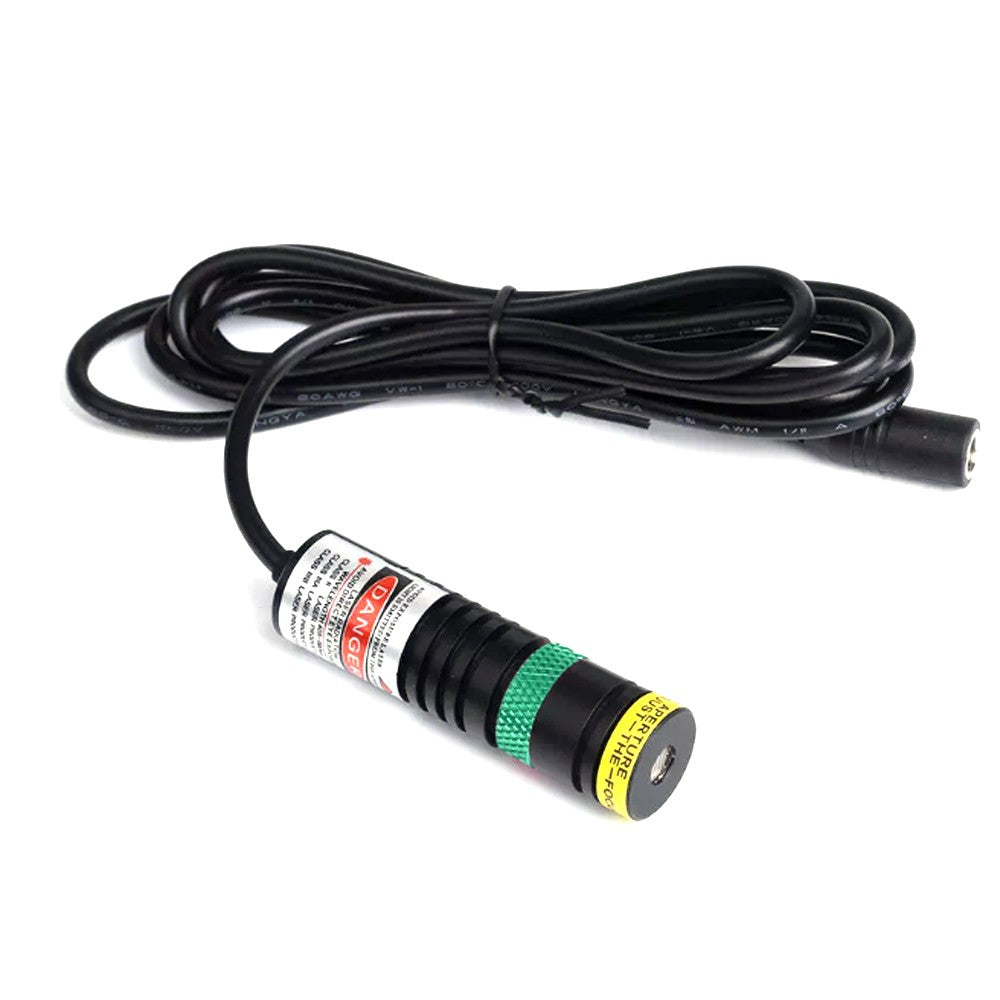 18x65mm 520nm 10mW 30mW 50mW 80mW Line 90° Adjustable Focus Green Laser Module