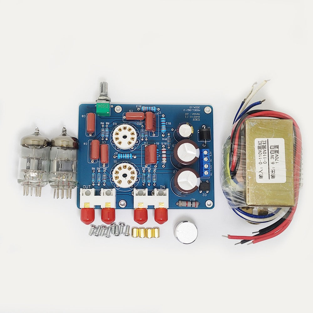 6N3 Tube Hifi Buffer Audio Pre-amplifier Amp Board with Transformer