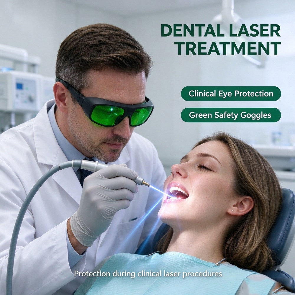 Dental Diode Laser Safety Goggles | 450nm 650nm 808nm 980nm 1064nm Laser Protective Glasses CE EN207